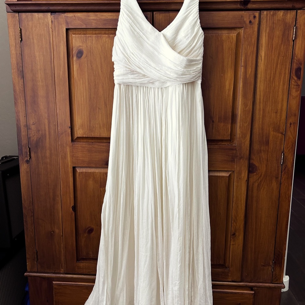 Silk J Crew Wedding Dress
